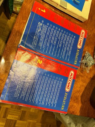 Manual Meccano Evolution 1-2 y piezas
