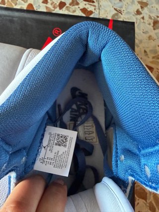 Zapatillas Jordan Air 1 Azul Blanco