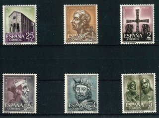 Fundación de Oviedo 1961 Edifil 1394/99 R45.4