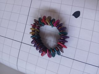 Pulseira de senhora colorida