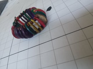 Pulseira de senhora colorida
