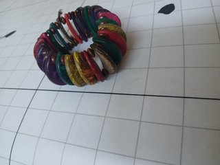 Pulseira de senhora colorida
