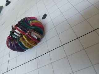 Pulseira de senhora colorida