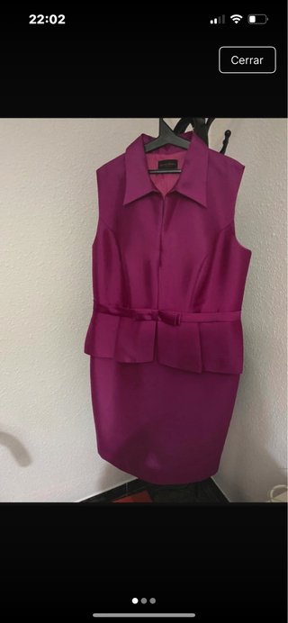 Vestido fucsia  para evento