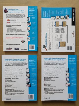 Lotto 12 manuali informatici vintage anni '90
