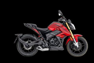 Moto Cyclone Battlo 125 Naked Roja - Negra