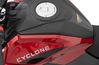 Moto Cyclone Battlo 125 Naked Roja - Negra