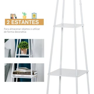 Lámpara de Pie Trípode de Metal Casquillo E27 Tara