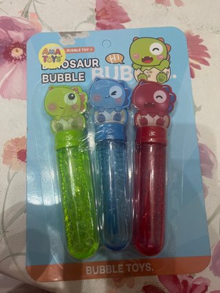 3 Pomperos Dinosaurio Burbujas