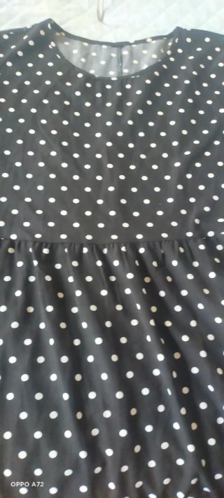 Vestito lungo a pois tg unica