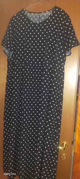 Vestito lungo a pois tg unica