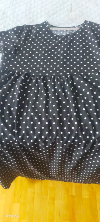 Vestito lungo a pois tg unica