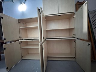 Armario bajo oficina madera