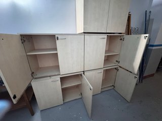 Armario bajo oficina madera