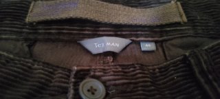 Lote dos pantalones de pana hombre