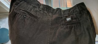 Lote dos pantalones de pana hombre