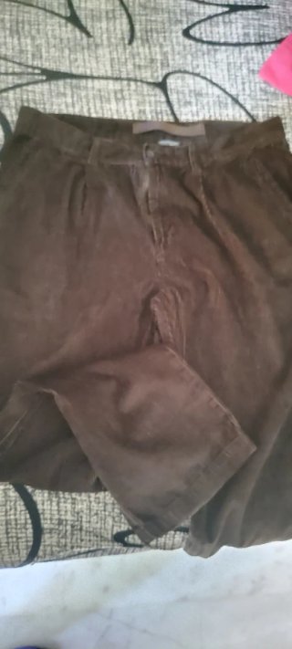 Lote dos pantalones de pana hombre