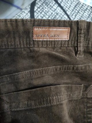 Lote dos pantalones de pana hombre