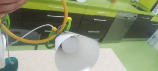 Lámpara infantil ranas colgantes