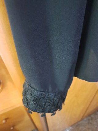 Camisa Brunella negra talla 48