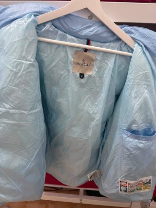 Plumas Moncler Azul