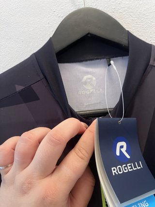 Maillot Rogelli Talla M/L Negro y Amarillo