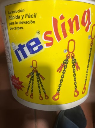 Eslinga de cadena doble eslabones de 8mm 2800kg