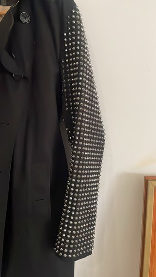 Trench Burberry Prorsum tachuelas cuero