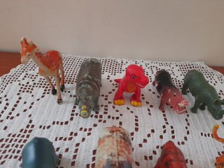 Set 10 animaletti plastica bambini