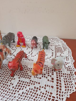 Set 10 animaletti plastica bambini