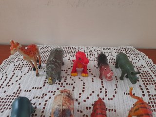 Set 10 animaletti plastica bambini