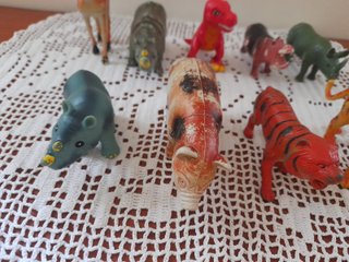 Set 10 animaletti plastica bambini