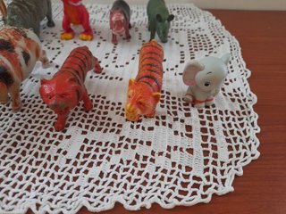 Set 10 animaletti plastica bambini