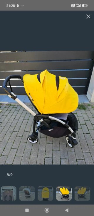 Carrito Bugaboo amarillo