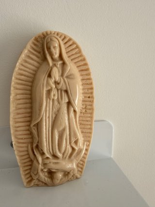 Figura Virgen de Guadalupe 12 cm - Marfil