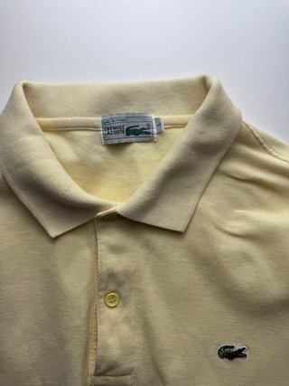 Polo Lacoste Vintage Amarillo Talla L