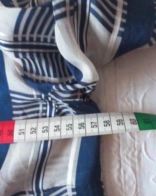 Camicia Seta Vintage Blu/Bianca Sartoriale