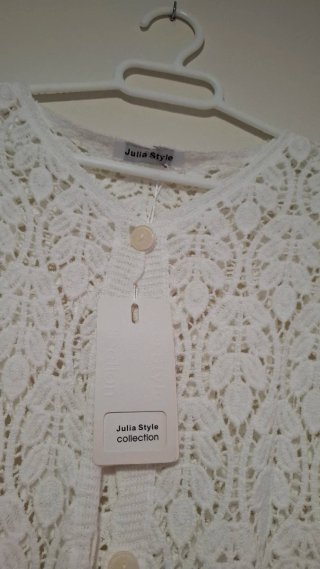 Chaqueta Verano algodon tejido Blanca