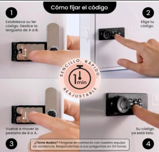 Lockabox Caja de Seguridad Blanco ópalo
