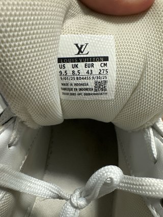 Louis Vuitton Zapatillas Deportivas Blancas y Negr