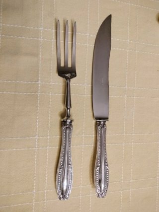 Set 2 posate vintage Argento 800