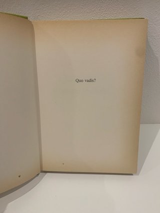 Libro Quo Vadis? Ed. La Sorgente vintage