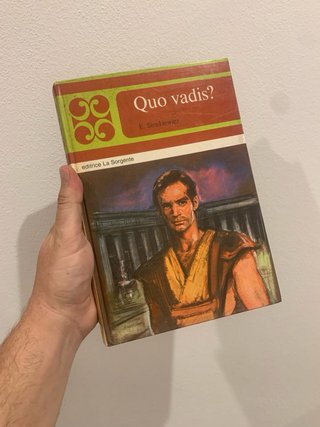 Libro Quo Vadis? Ed. La Sorgente vintage