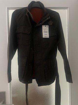 Chaqueta Zara efecto encerado Talla S
