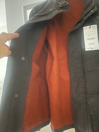 Chaqueta Zara efecto encerado Talla S