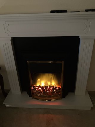 Chimenea eléctrica decorativa