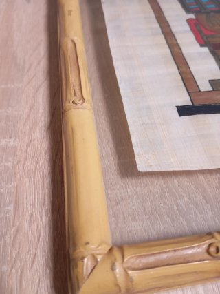Cuadro Egipcio Papel Bambú