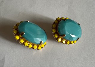 Orecchini vintage bigiotteria stile retrò