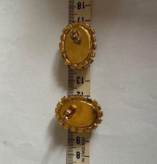 Orecchini vintage bigiotteria stile retrò
