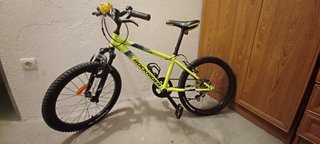 Bicicleta Rockrider 20 Amarilla